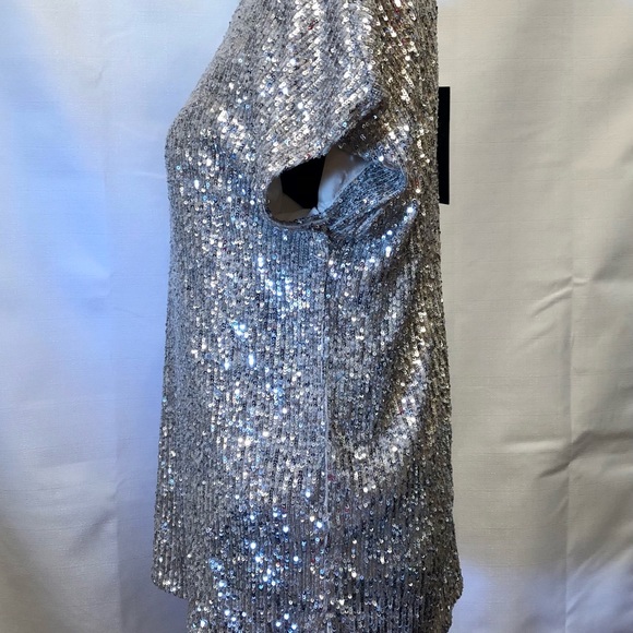 Rachel Zoe sequin shirt - Picture 2 of 4